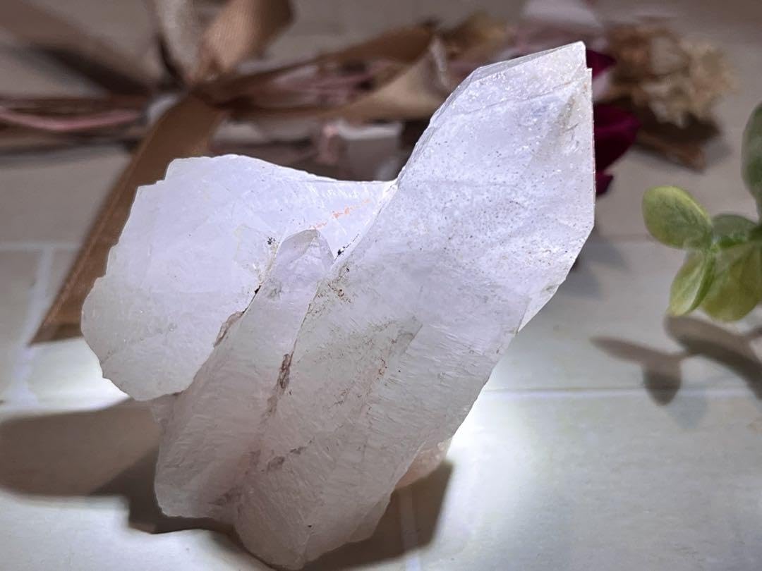 タントリックツインヒマラヤマニカラン産クリスタル水晶 原石クラスター